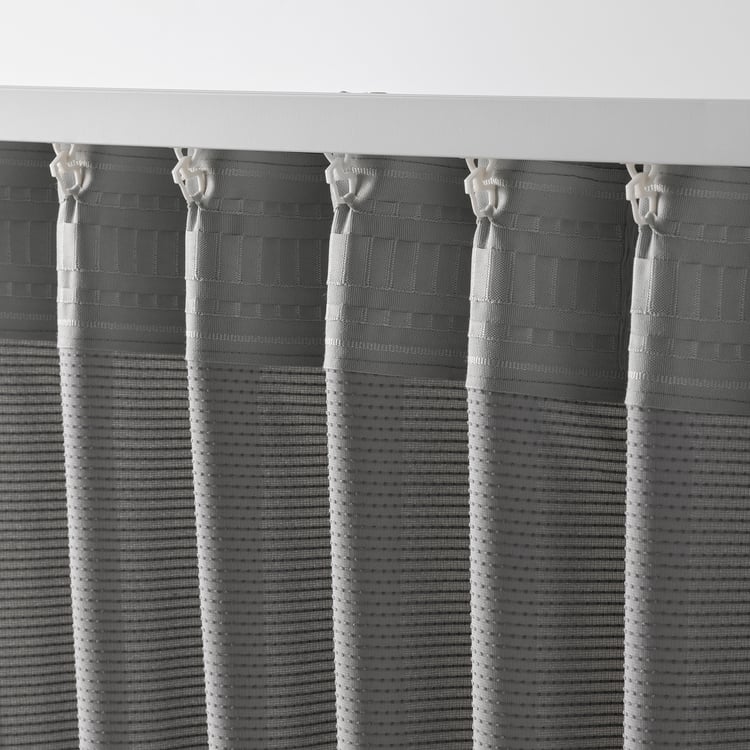 GUNNLAUG sound absorbing curtain, grey, 145x250 cm IKEA