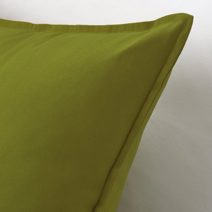 GURLI Cushion cover, dark yellowgreen, 65x65 cm IKEA