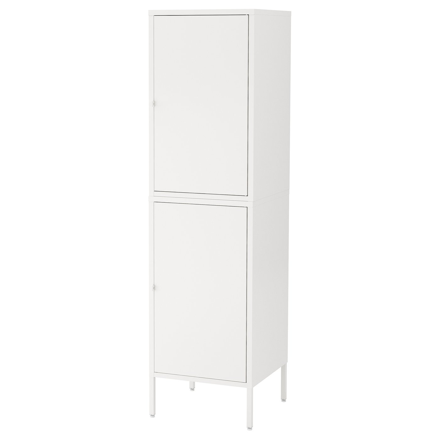 HÄLLAN storage combination with doors, white, 45x47x167 cm IKEA