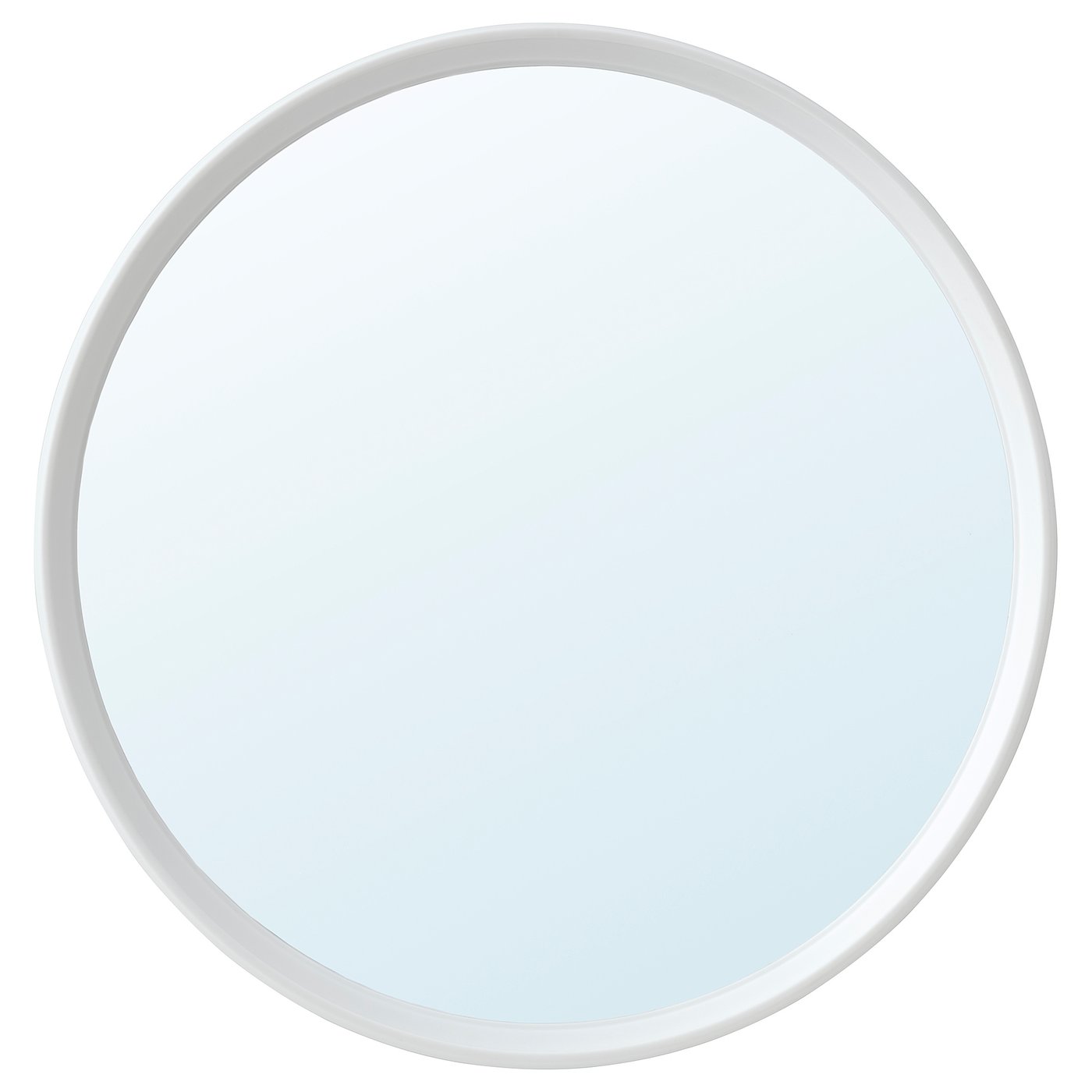 HÄNGIG mirror, white/round, 26 cm IKEA