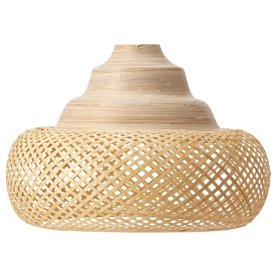 HALSHORN Pendant lamp shade, bamboo, 46x34 cm IKEA