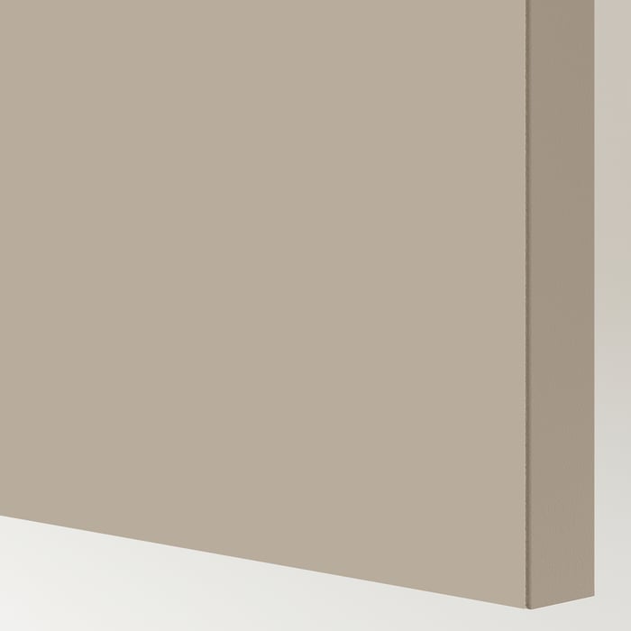 HASVIK pair of sliding doors, greybeige, 200x201 cm IKEA