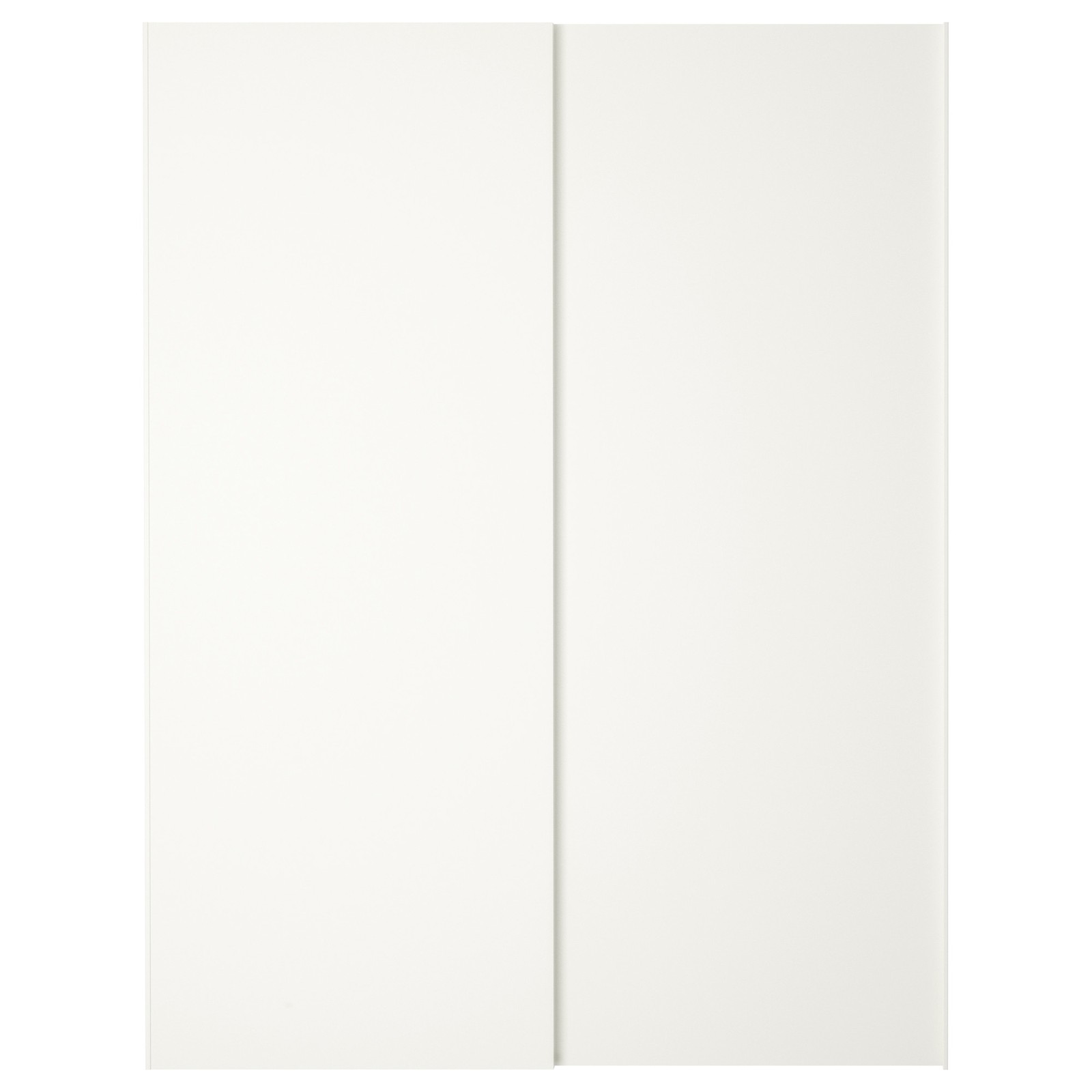 HASVIK Pair of sliding doors, white, 150x201 cm IKEA