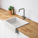 HAVSEN Sink bowl w visible front, white, 62x48 cm
