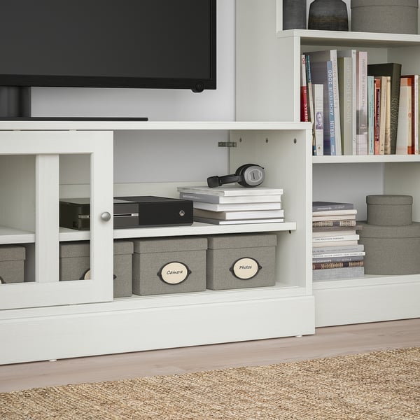 HAVSTA TV storage combination, white, 282x47x212 cm IKEA