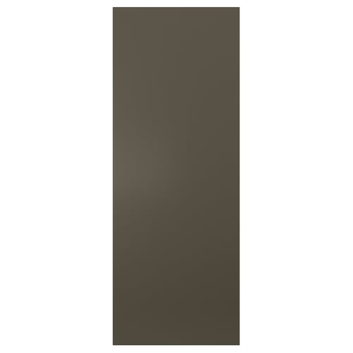 HAVSTORP kitchen cabinet panel, dark brown, smooth surface.
