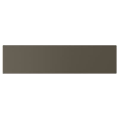 HAVSTORP panel, dark brown, rectangular, smooth surface.