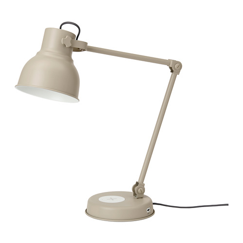 HEKTAR Work lamp with wireless charging - IKEA
