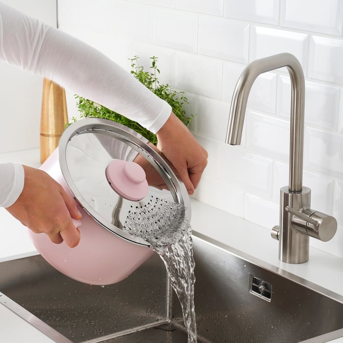 HEMLAGAD 6piece cookware set, light pink IKEA