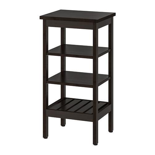 HEMNES Shelving unit blackbrown stain IKEA