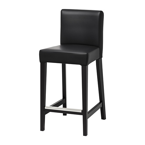 HENRIKSDAL Bar stool with backrest IKEA