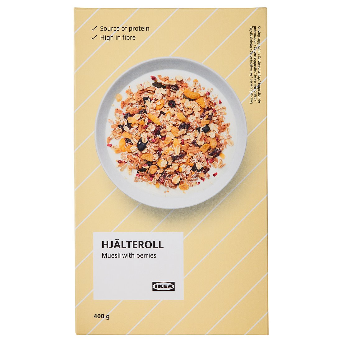 HJÄLTEROLL Muesli, with dried berries, 400 g IKEA