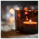 HÖSTAGILLE Candle holder, assorted colours, 6 cm