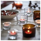 HÖSTAGILLE Candle holder, assorted colours, 6 cm