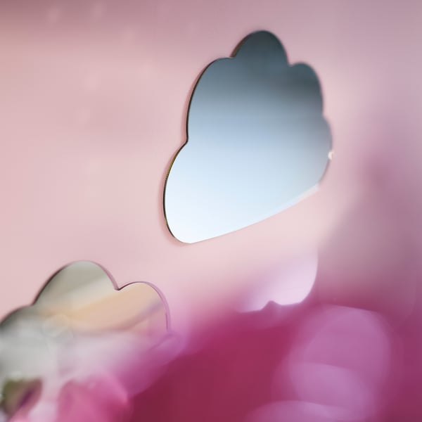 HOLMÖARNA Mirror, cloud-shaped, 30x18 cm