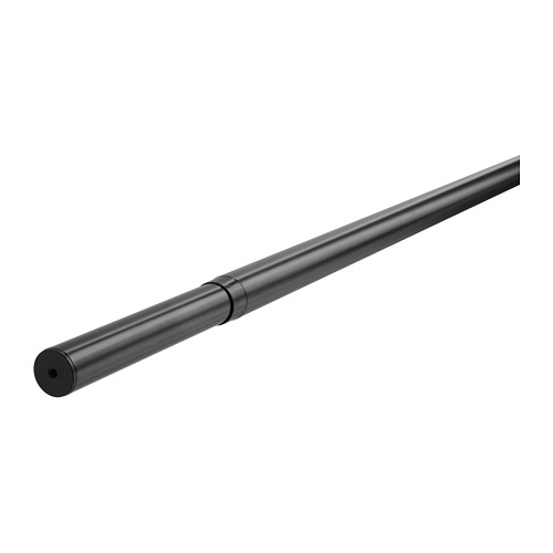 HUGAD Curtain rod black, 120210 cm IKEA