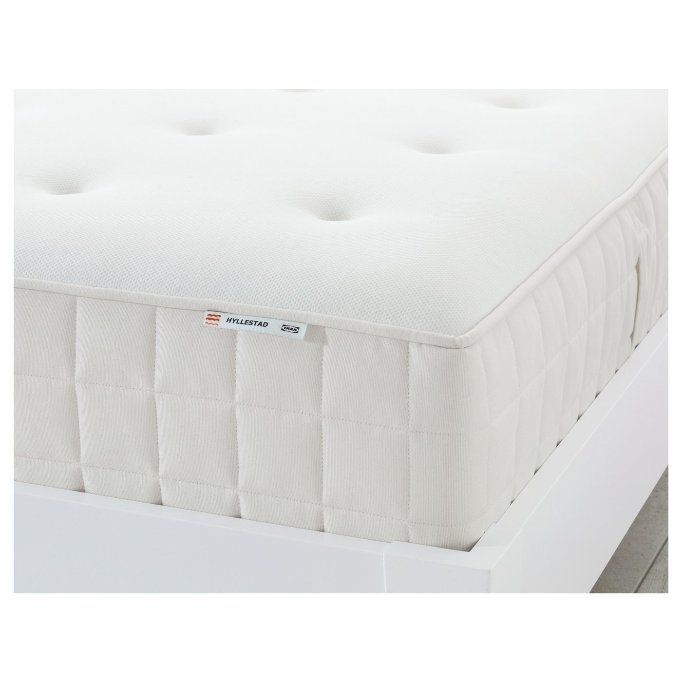 HYLLESTAD - Pocket sprung mattress, firm, white HYLLESTAD - Pocket sprung mattress, firm, white