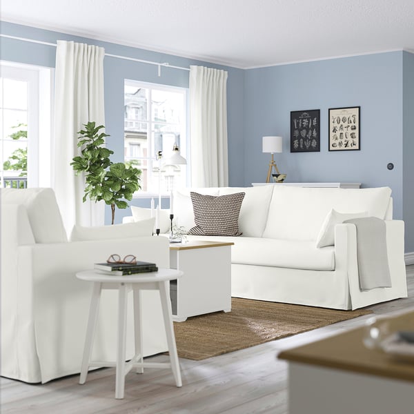 HYLTARP 3-seat sofa, Hallarp white