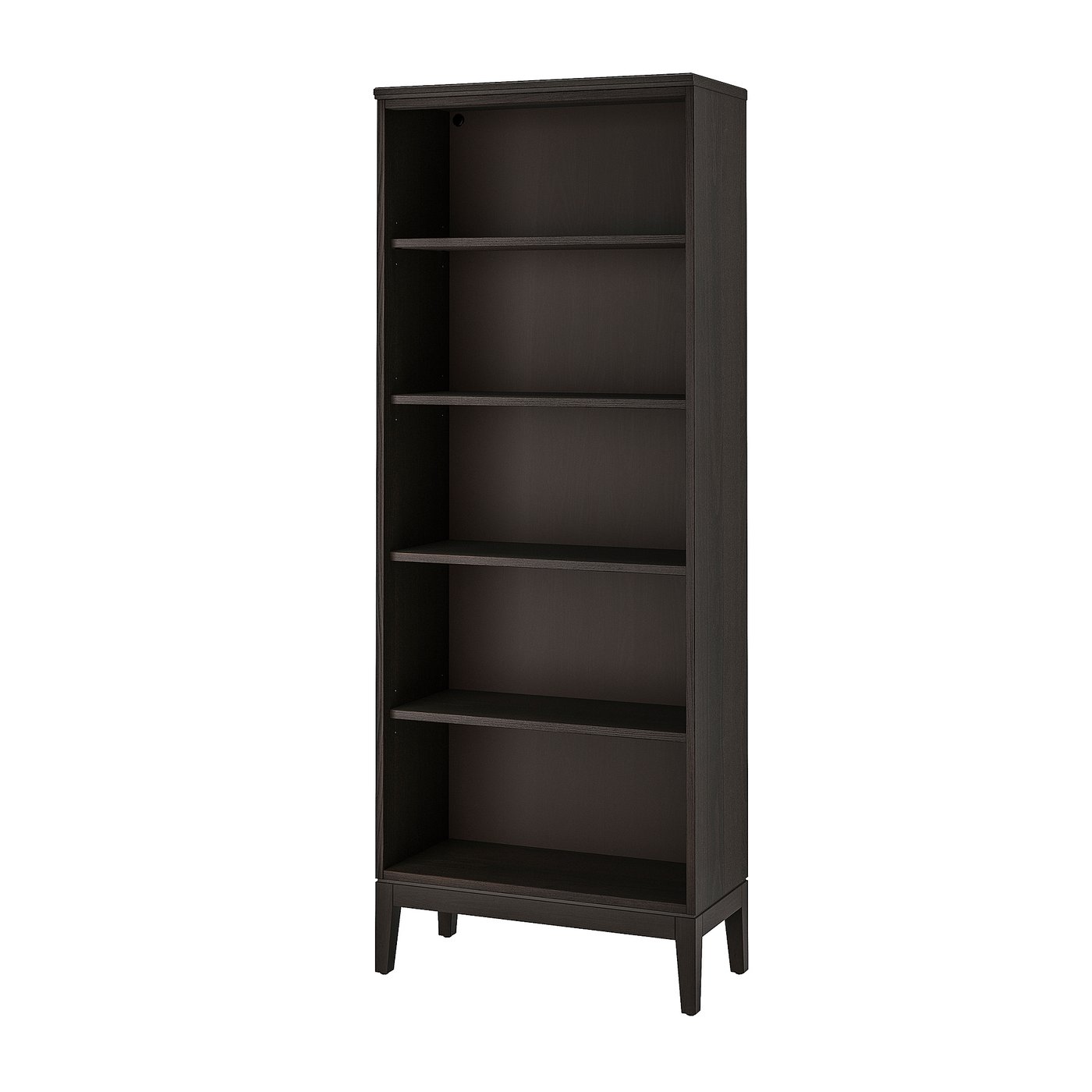 IDANÄS bookcase, dark brown stained, 81x39x211 cm IKEA
