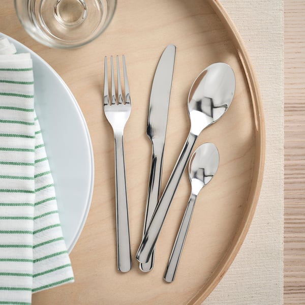 IKEA 365+ 24-piece cutlery set, stainless steel