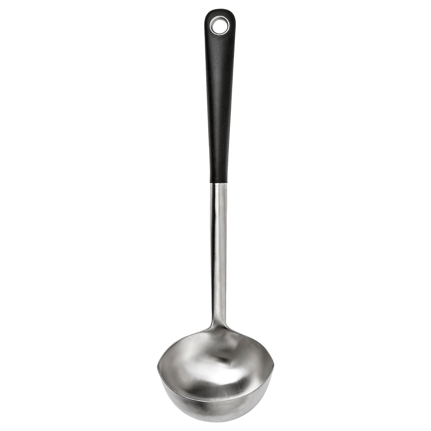 IKEA 365+ HJÄLTE soup ladle, stainless steel/black IKEA