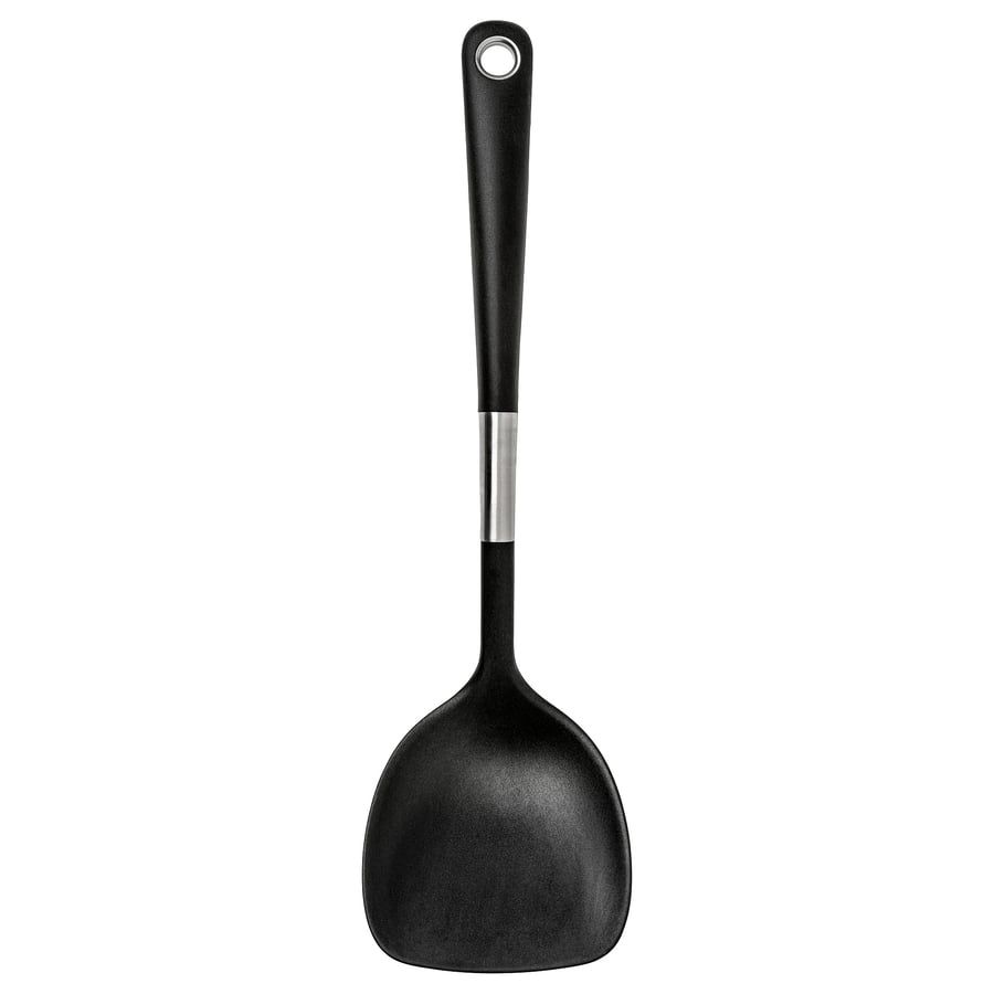 IKEA 365+ HJÄLTE wok spatula, stainless steel/black IKEA