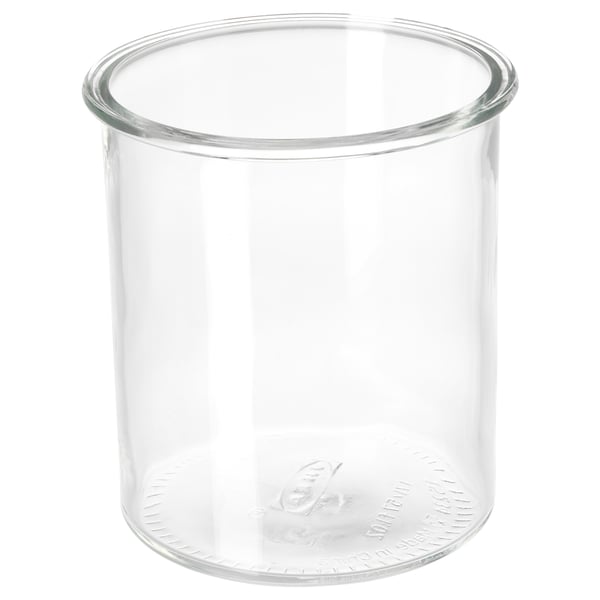 IKEA 365+ Jar, round/glass, 1.7 l