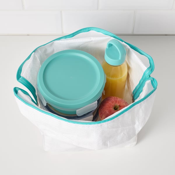 IKEA 365+ Lunch box with dry food compartment round turquoise IKEA