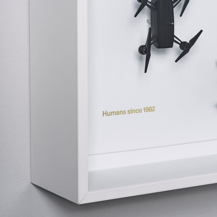 IKEA ART EVENT 2021 Wall decoration, drone motif white
