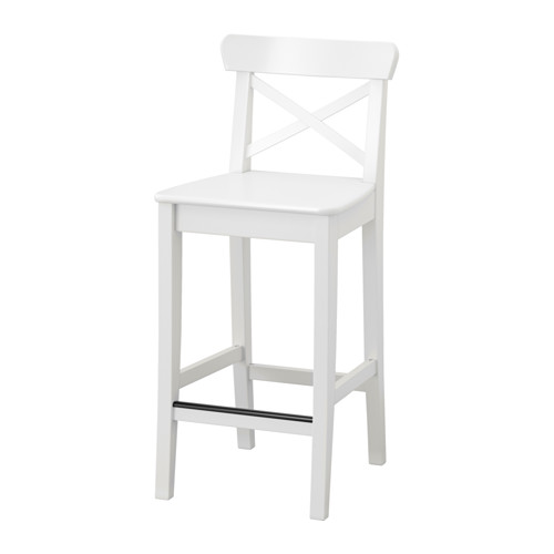 ingolf bar stool with backrest - ikea