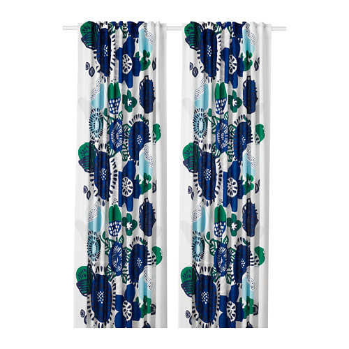 Irmelin Curtains 1 Pair Ikea