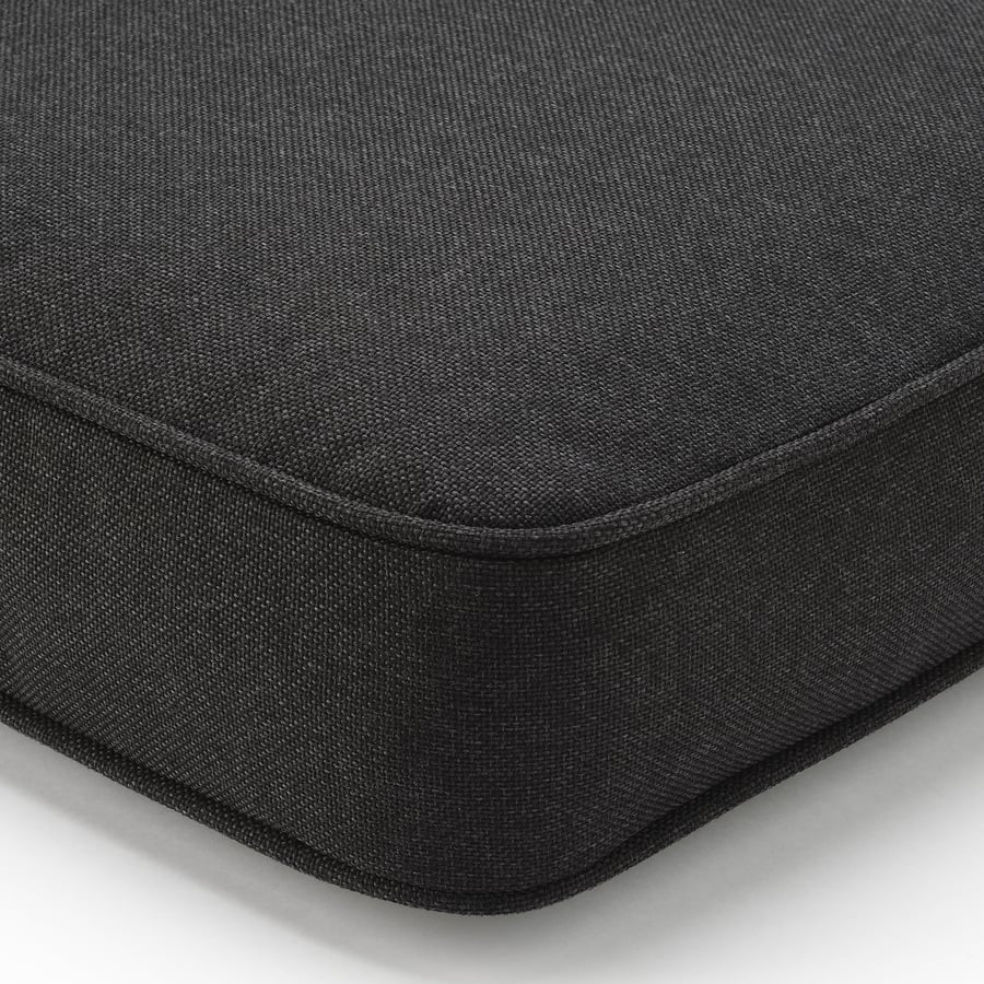 JÄRPÖN/DUVHOLMEN back cushion, outdoor, anthracite, 62x44 cm IKEA