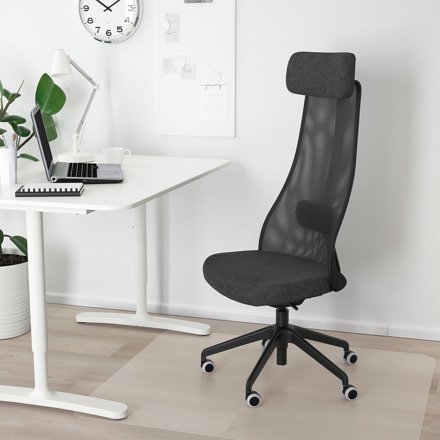 JÄRVFJÄLLET Office chair, Gunnared dark grey - IKEA