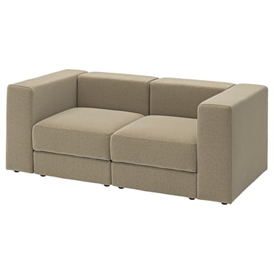 JÄTTEBO 2-seat modular sofa, Johanneshov brown-beige