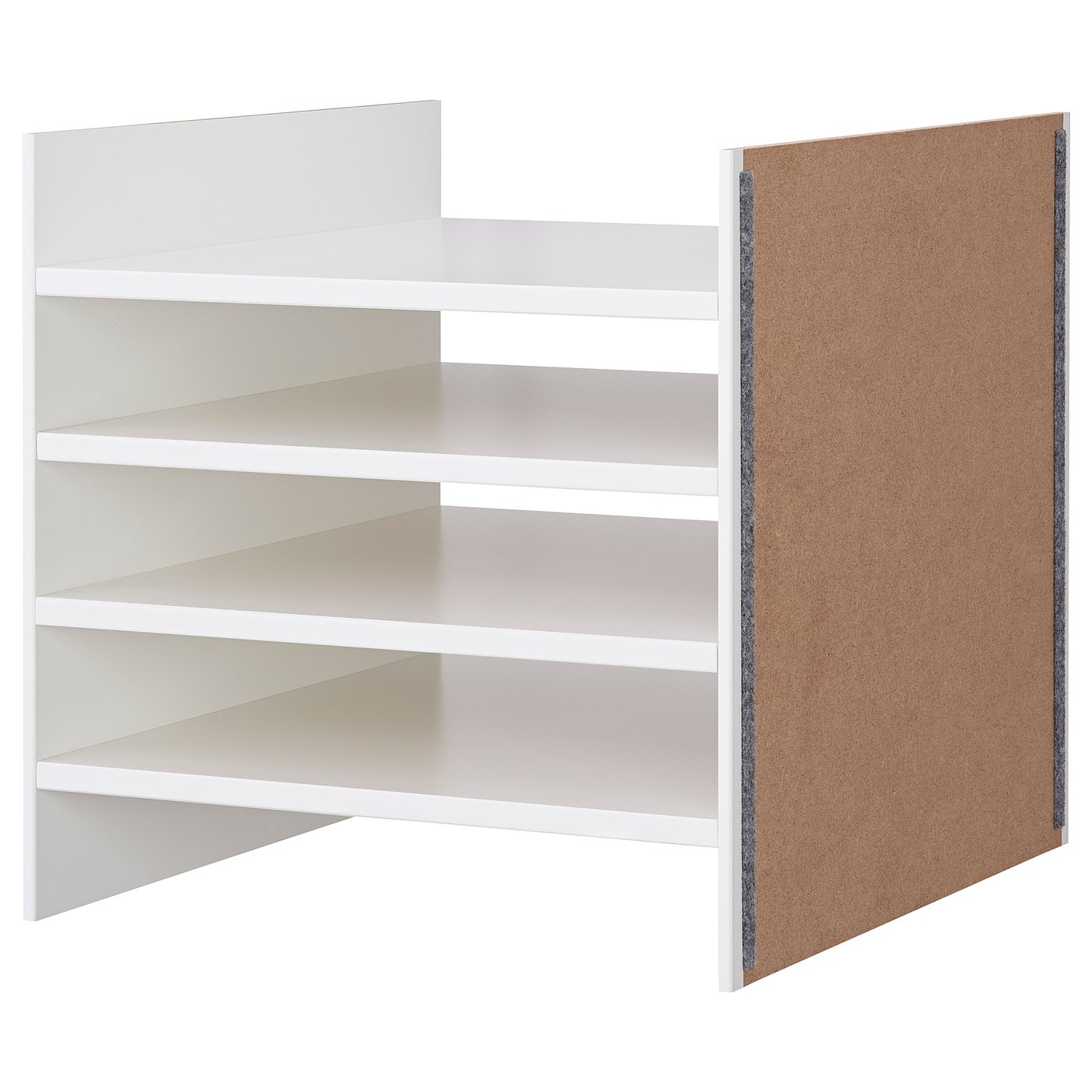 KALLAX Insert with 4 shelves - white 33x33 cm