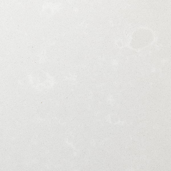 KASKER Custom made countertop, matt white/marble effect quartz, 1 m²x1