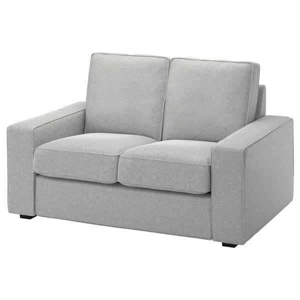 KIVIK Compact 2-seat sofa, Tallmyra white/black