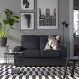 KIVIK Compact 2-seat sofa, Tresund anthracite