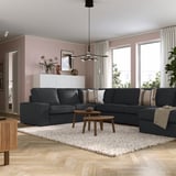 KIVIK Corner sofa, 6-seat w chaise longue, Tresund anthracite