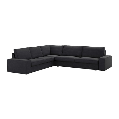 KIVIK Corner sofa, 5seat Hillared anthracite IKEA
