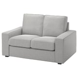 KIVIK Cover for compact 2-seat sofa, Tallmyra white/black