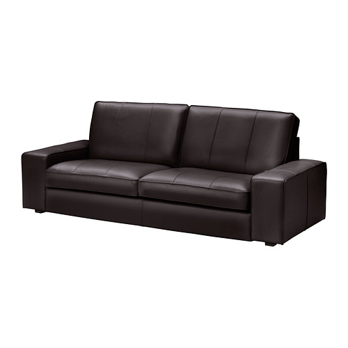 KIVIK Threeseat sofa Grann/Bomstad dark brown IKEA