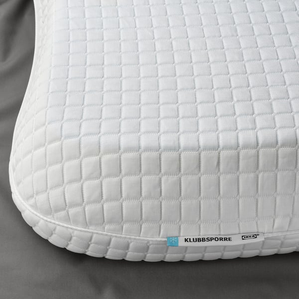 KLUBBSPORRE Ergonomic pillow, side/back sleeper, 41x70 cm