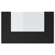 KNIVSHULT Drawer front, high, dark grey, 40 cm