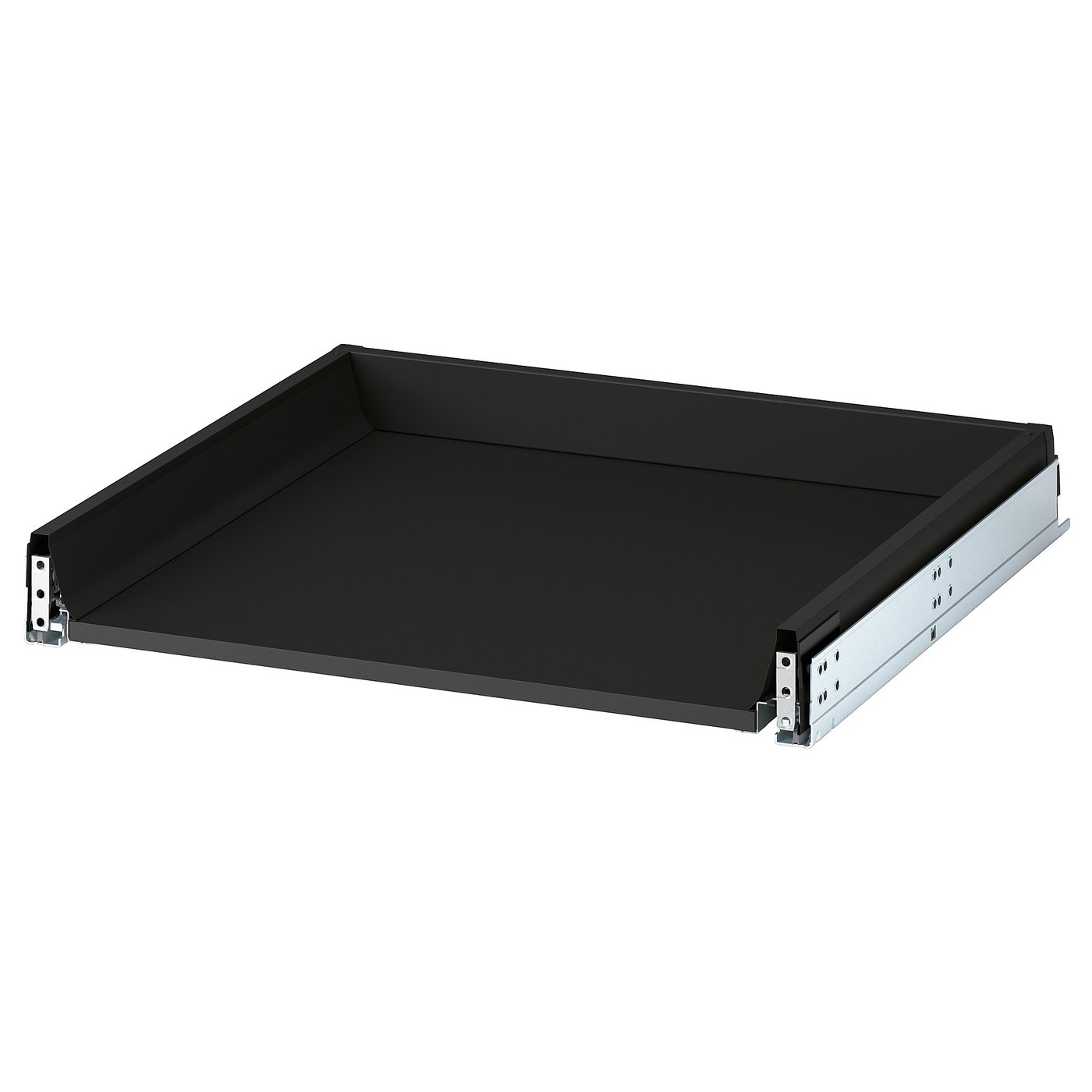 KNIVSHULT Drawer, low - dark grey 60x60 cm