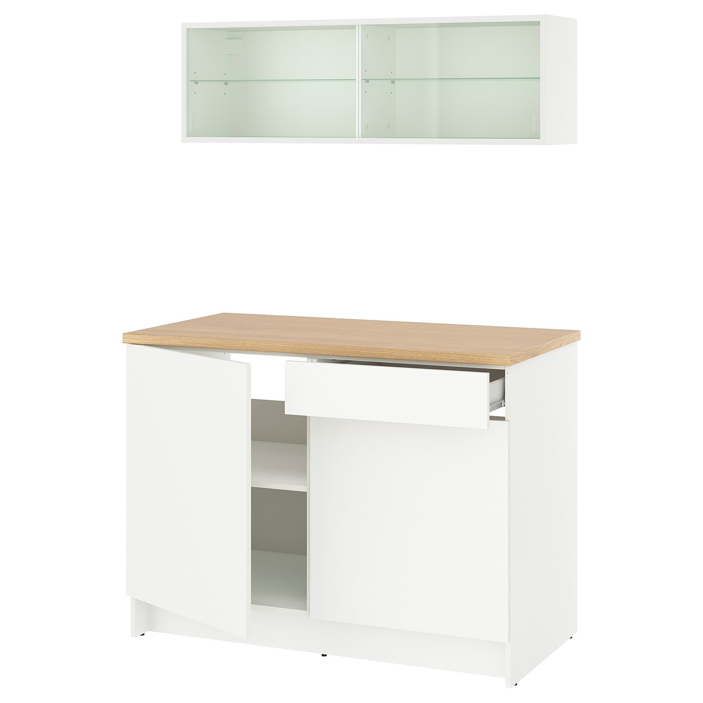 KNOXHULT Kitchen - white 120x61x220 cm