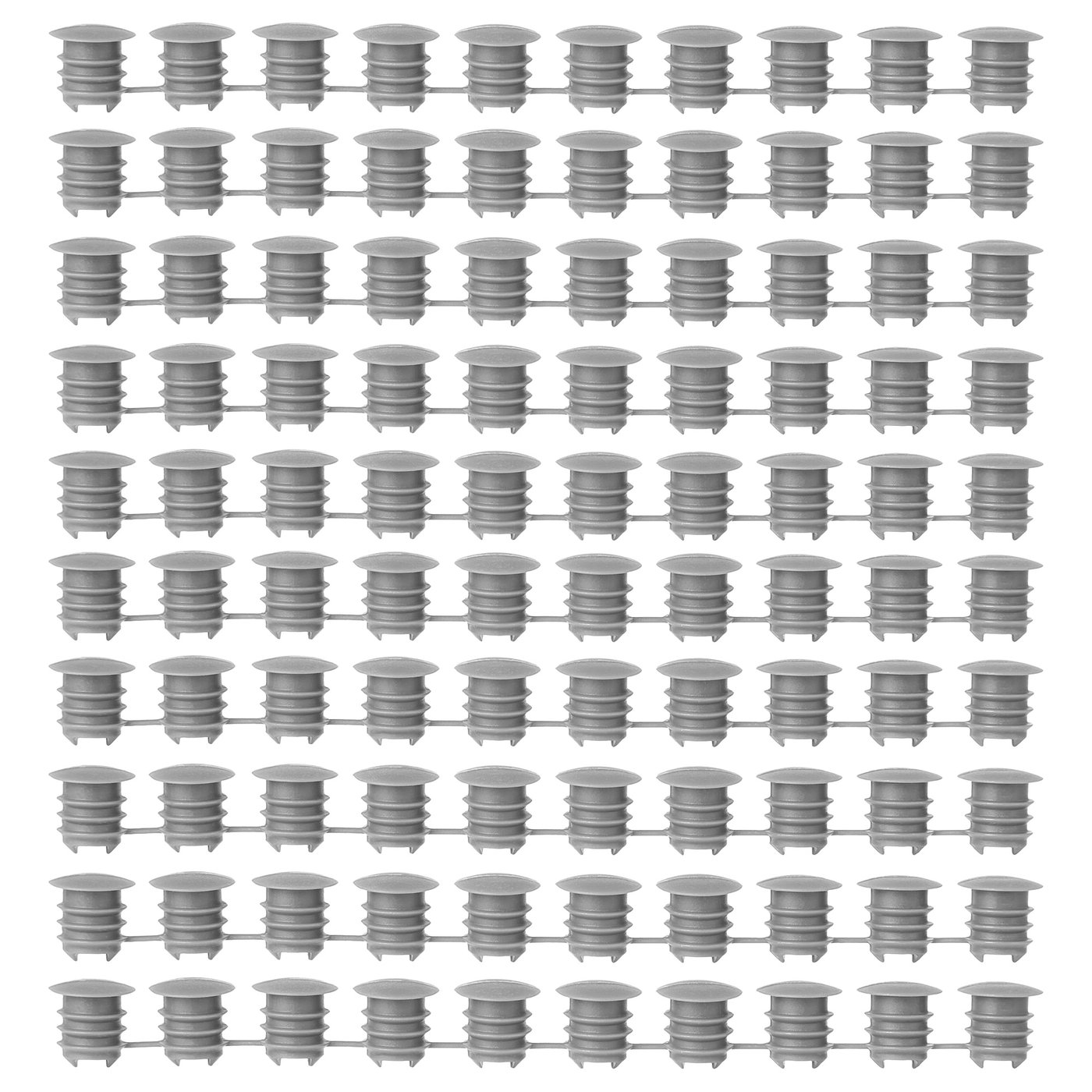 KOMPLEMENT Cover cap - dark grey 100 pack