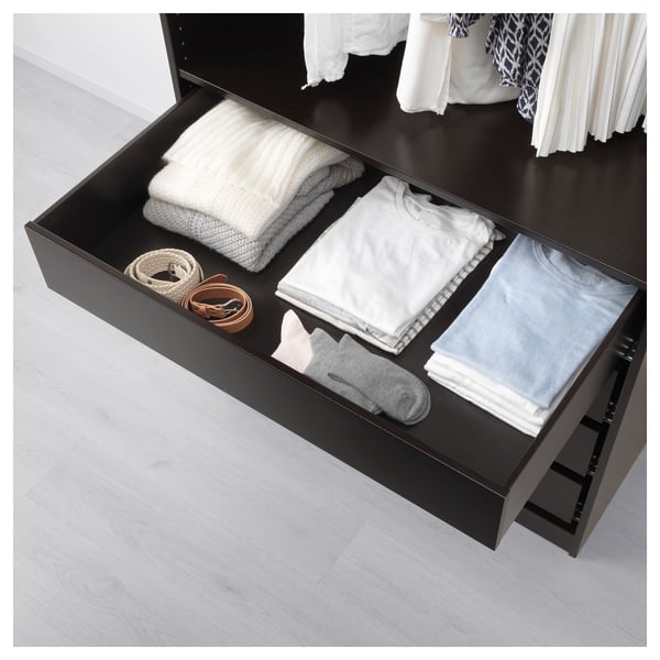 KOMPLEMENT Drawer, blackbrown, 100x58 cm IKEA