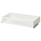KOMPLEMENT Drawer with framed glass front, white, 100x58 cm