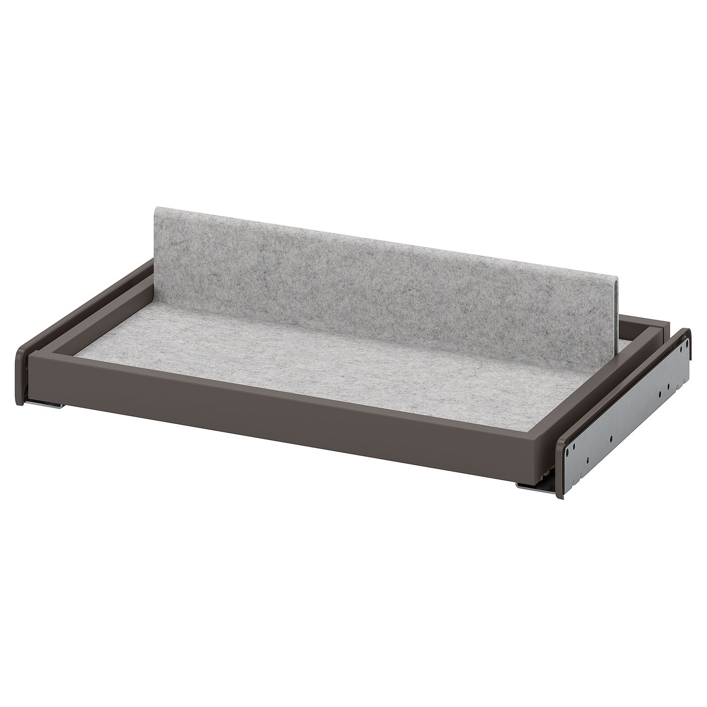 KOMPLEMENT Pull-out tray with shoe insert - dark grey/light grey 50x35 cm